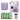 Fujifilm Instax Mini 12 Camera (Lilac Purple) + Case + Instax Mini Instant Film (80 Sheets)