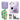 Fujifilm Instax Mini 12 Camera (Lilac Purple) + Case + Instax Mini Instant Film (100 Sheets) + Cleaning Kit
