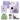 Fujifilm Instax Mini 12 Camera (Lilac Purple) + Case + Instax Mini Instant Film (100 Sheets) + Cleaning Kit + Mini Photo Album