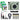 Fujifilm Instax Wide 400 Instant Film Camera (Green) + Instax Wide Instant Film (40 Sheets) + Cleaning Kit