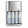 4X Rechargeable Ultra High Capacity AAA NiMH Batteries w/ Rapid Charger