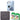 Fujifilm Instax Mini 12 Instant Film Camera (Pastel Blue) + Mini Film Printer Kit (2 Pack)