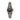 TOY BLACK SILVER PLASTERAMIC WATCH